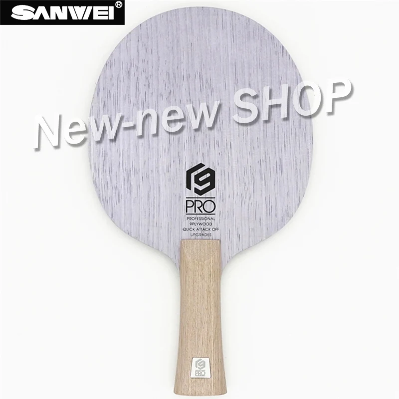 SANWEI лезвие для настольного тенниса V9 PRO 9 ply чистая древесина все вокруг pips длинная