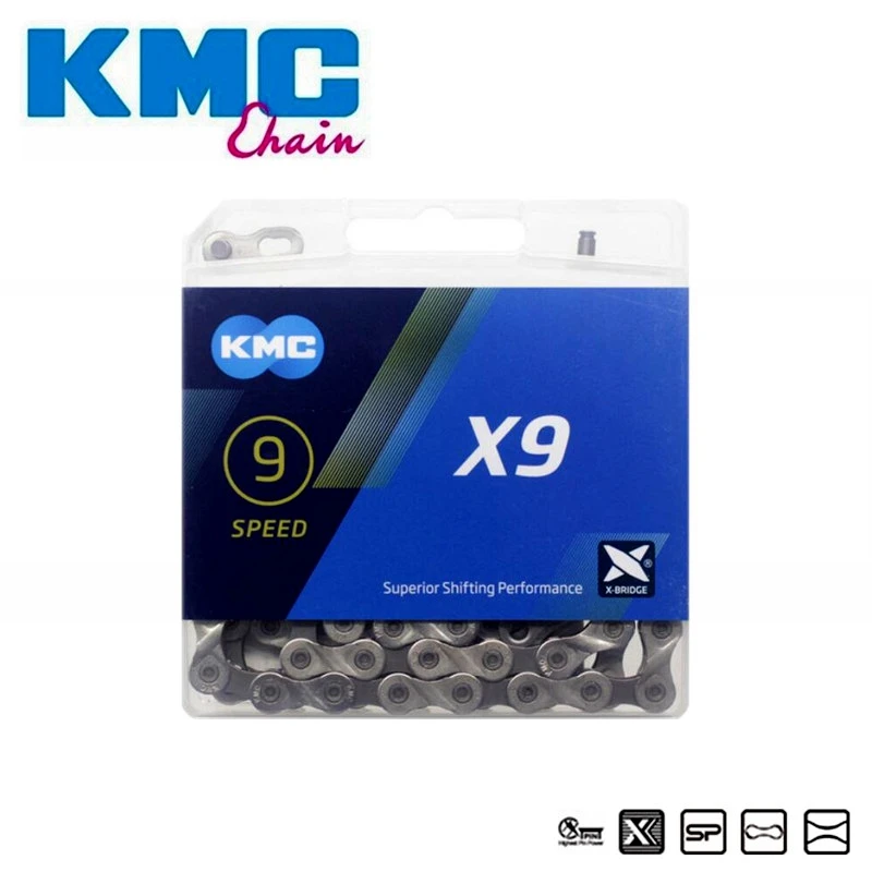 Цепи KMC Z8.3 X8 X9 Z9 X10 X11 X11EL X12 116 118 126L звенья MTB цепь для дорожного велосипеда 6 7 8 9 10 11 12