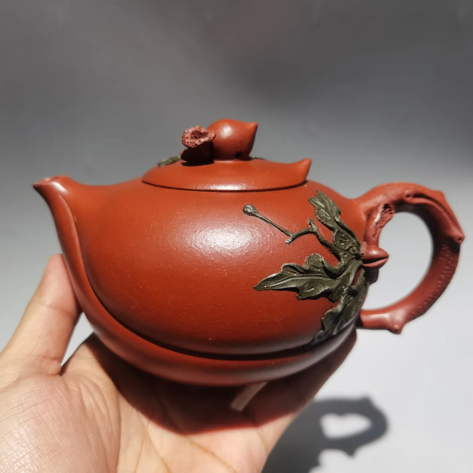 

Фарфоровая керамика Yixing Zisha, ручная работа, персиковый чайник для долголетия, чайник из красной глины, чайник для чая, чайник, принадлежности...