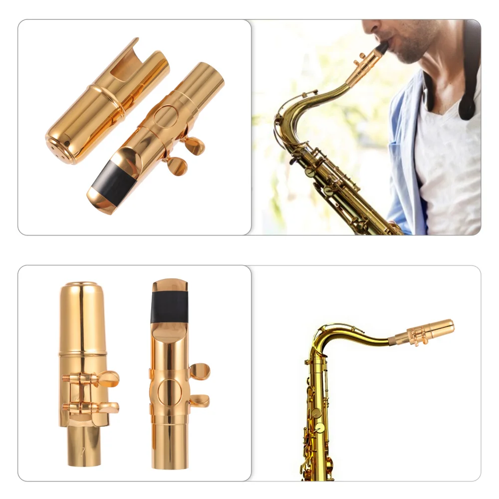 

1 Set Brass Saxophone Mouthpiece Practical Instrument Accessories