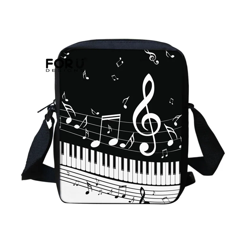 L5553E FORUDESIGNS/детские школьные сумки, набор для подростков мальчиков и девочек, рюкзаки с музыкальными нотами, сумка для книги с пианино, Детская сумка на плечо, mochila escolar - Цвет: L5553E