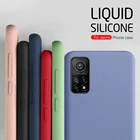 Силиконовый чехол для Xiaomi Mi 10 T Pro, матовый мягкий чехол для телефона Xiomi 10 T Lite, Mi10T Light, T10, 5G, однотонный цветной бампер