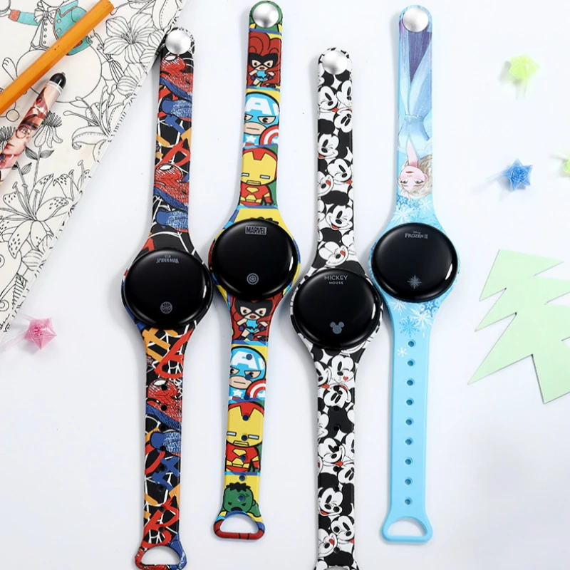 

2021Disney mickey mouse Children's smart wrist digital Waterproof electronic Watches Kids Electronic clock Girls boy