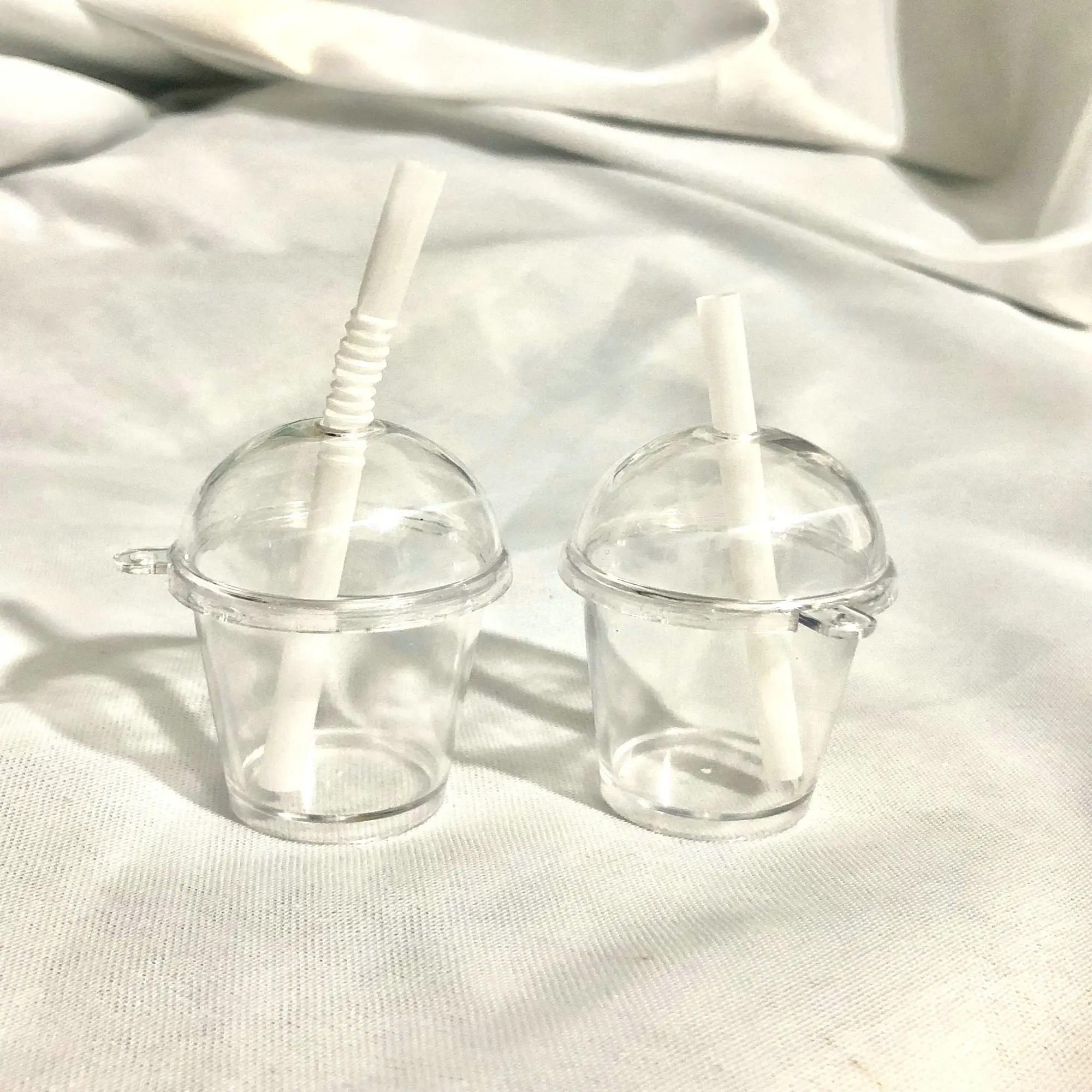 5 шт. мини кукла Боба молочный чай чашки с отверстием ювелирные изделия серьги