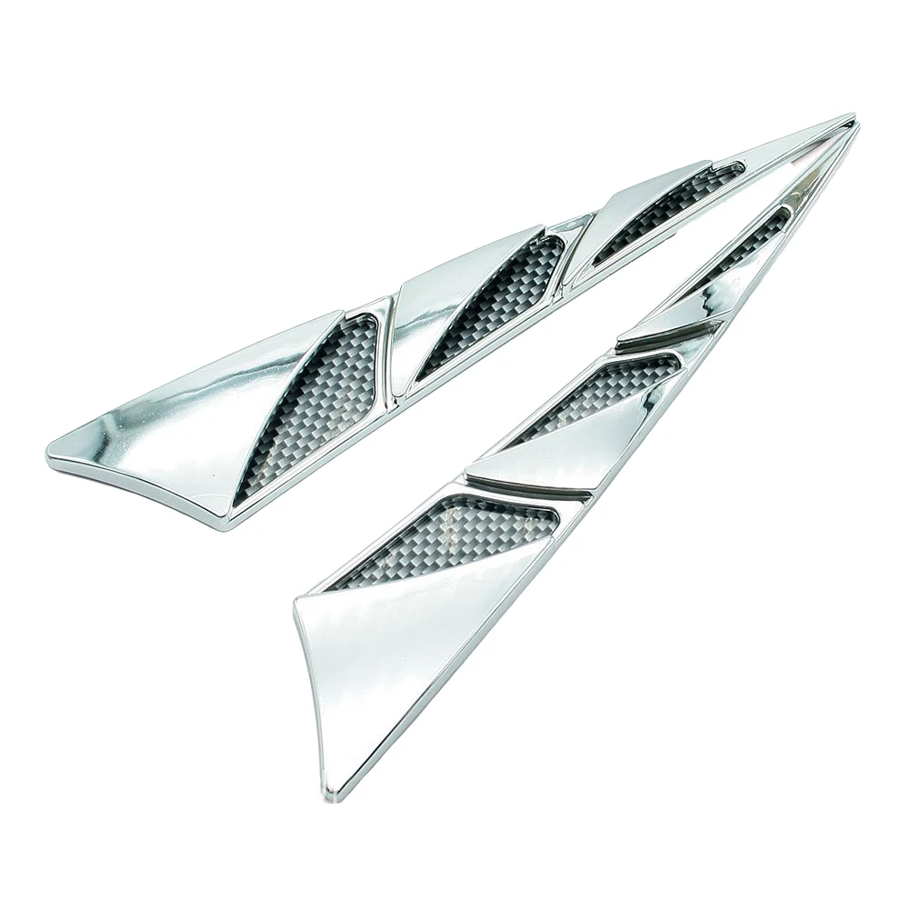 1 пара Универсальный Автомобильный Декор потока воздуха впускная овальная