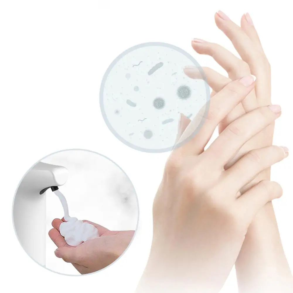 

Automatic No touch Soap Dispenser Foam Machine 2000mA USB Charging Smart Infrared Induction Hand Washer For Kitchen Bathroom