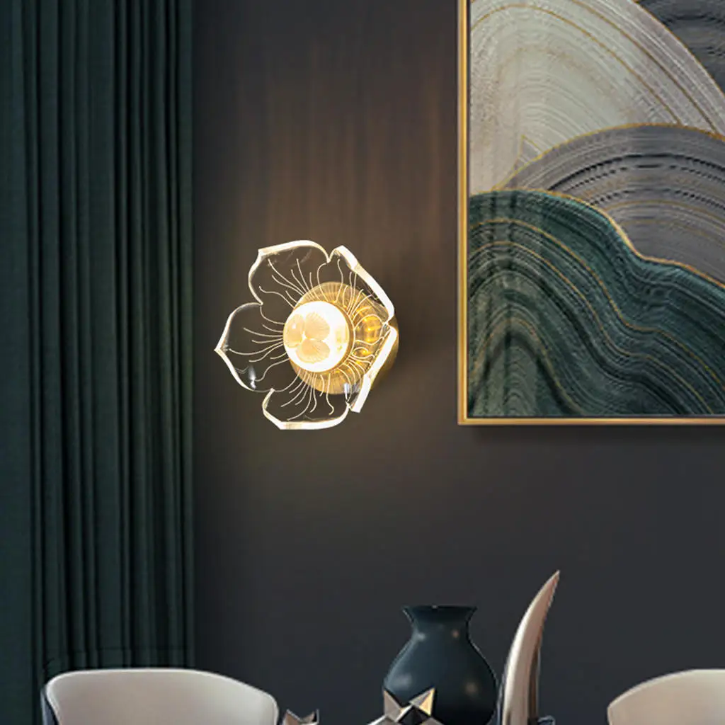 Простая светодиодная настенная лампа бра светильник с подключаемой ночной