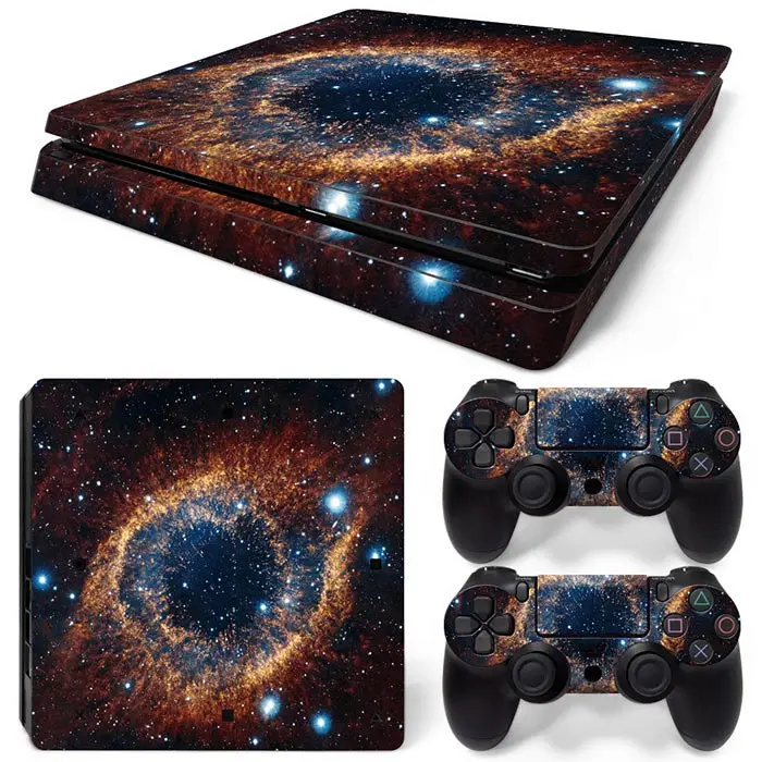 Наклейки Sky design для консоли PS4 slim виниловые наклейки контроллеров ps4 | Электроника