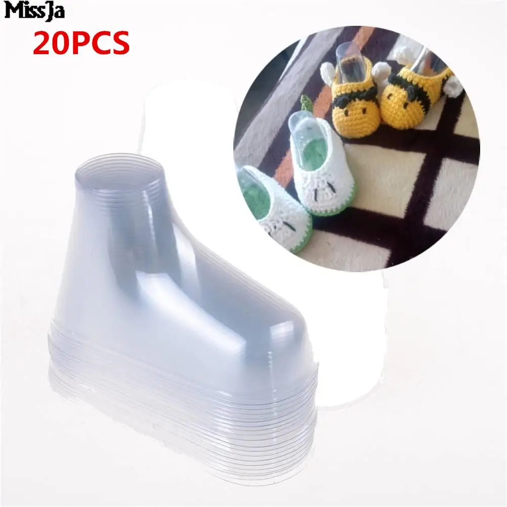 20 шт. 9 см детские формы для пинетки пластиковые прозрачные модели носок паста