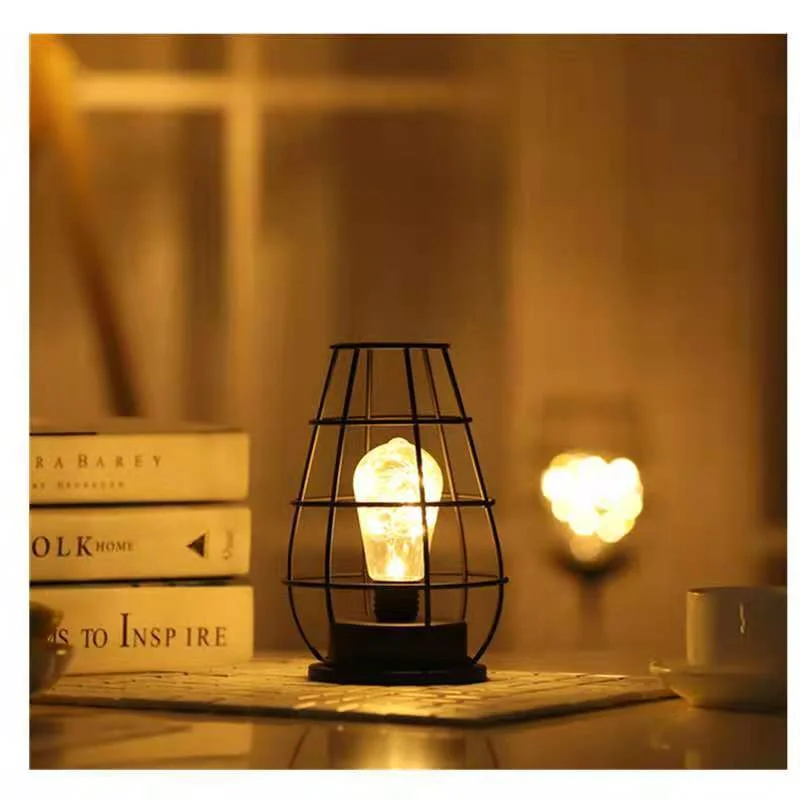 

LED Stylish Modern Artical Hollow Nordic Lamp Iron Light Creative Wrought Metal Bedroom Lighting Lantern Wedding Xmas Decor Lamp