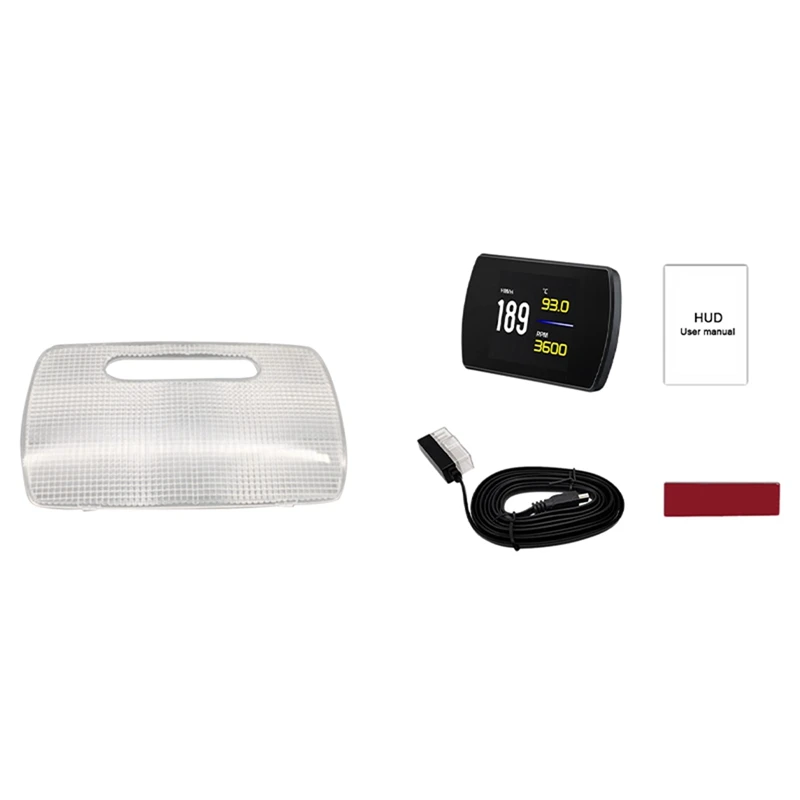 

Rear Dome Lamp Reading Light Lens Housing Cover Shell with 4.3 Inch HD TFT Digital Speed Projector