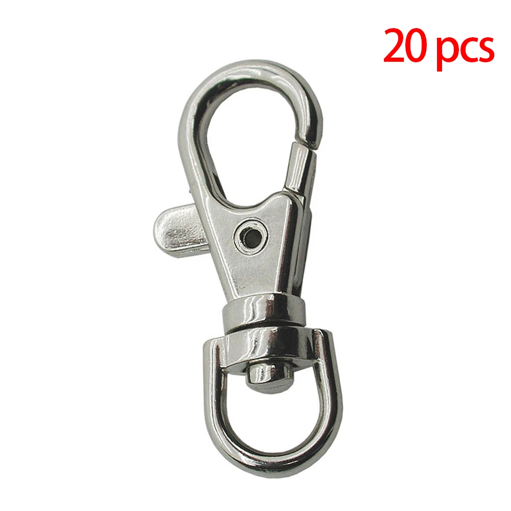 20 шт Лобстер застежка вращающийся Карабин Застежка с крючком сумка