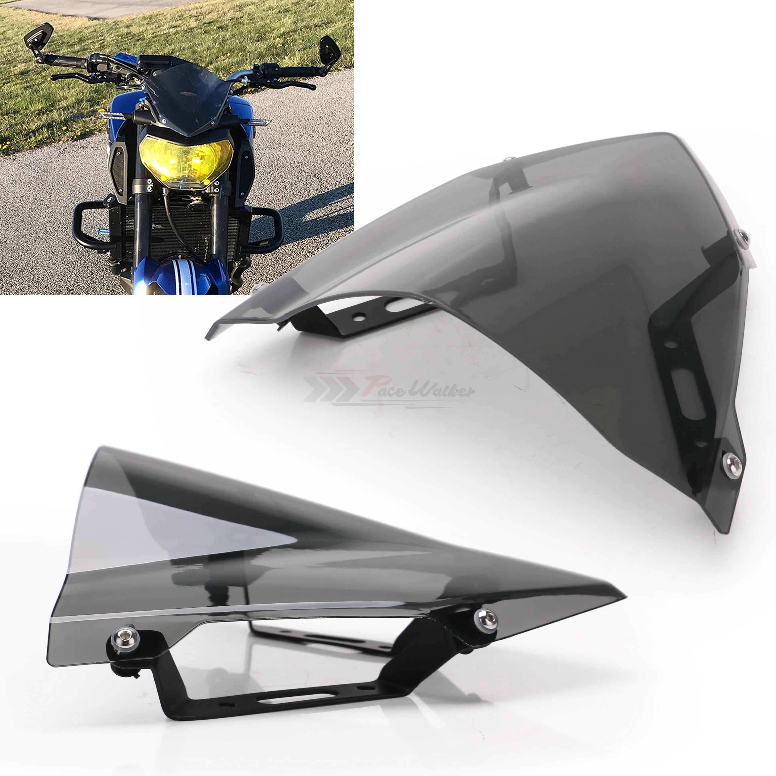 Лобовое стекло аксессуары для мотоциклов апасных Бриз Обтекатели MT07 FZ07 MT FZ 07 YAMAHA
