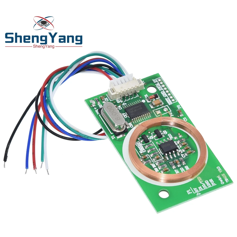 RFID-считыватель UART беспроводной модуль 3 контакта 125 кГц EM4100 8 см постоянный ток 5 В