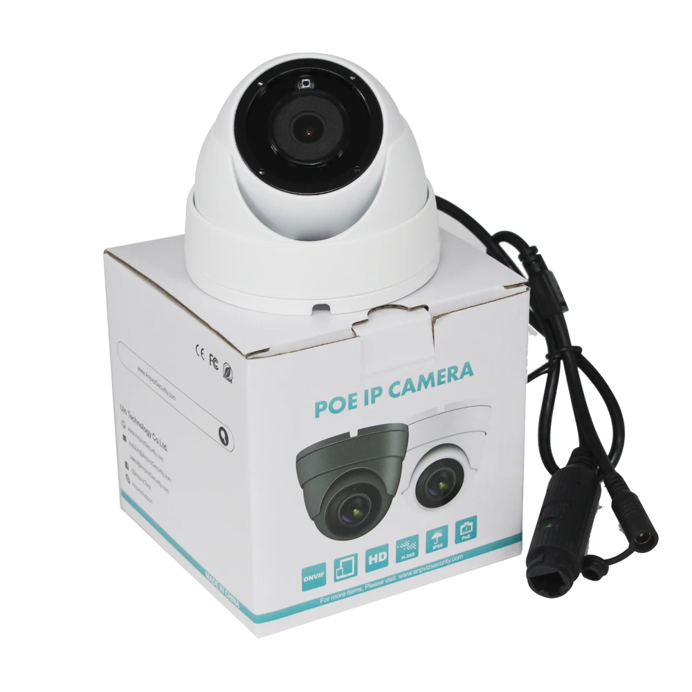 Anpviz 5MP IP камера POE Камера H.265 купольная охранного видеонаблюдения для домашнего