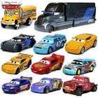 Игрушки Disney Pixar, персонажи мультфильма Тачки 3, Молния Маккуин, Рамирез, Мак Джексон, литые под давлением