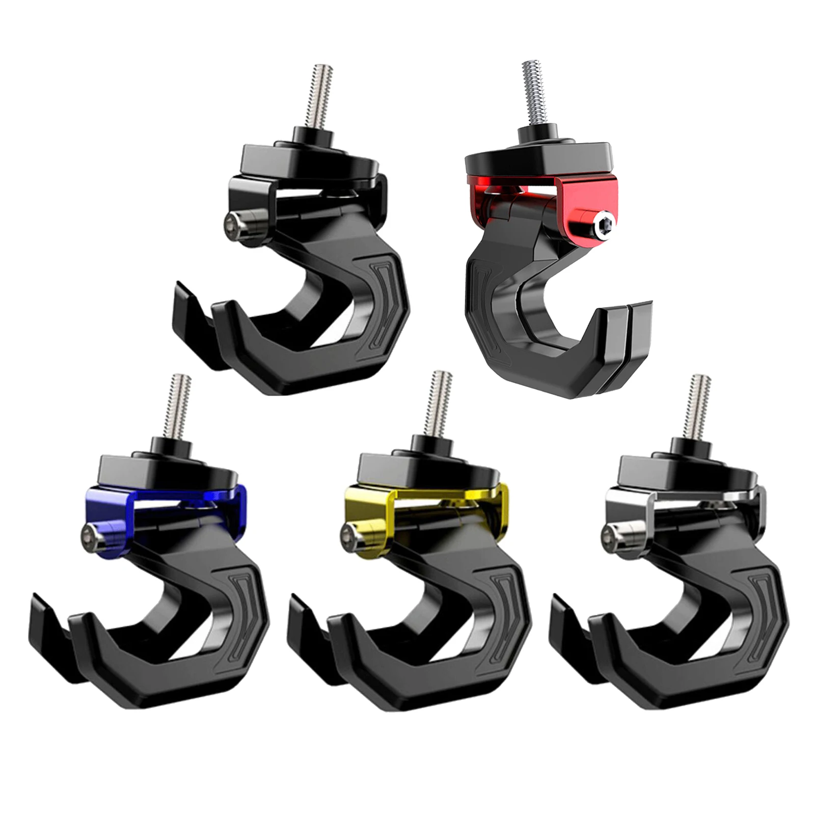 

Scooter Helmet Holder Double Hook Bag er With Screw Fashionable