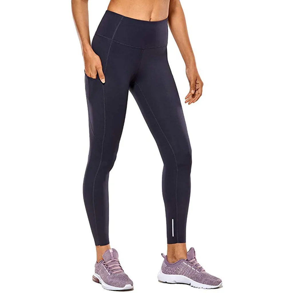 Женские эластичные леггинсы пикантные с высокой талией рюшами эффектом пуш