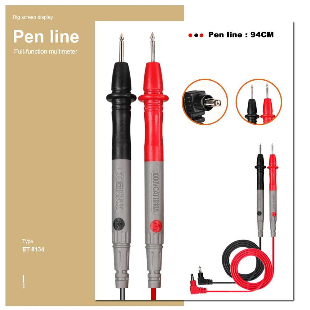 ET8134 бесконтактная проверка напряжения переменного мульти функциональный