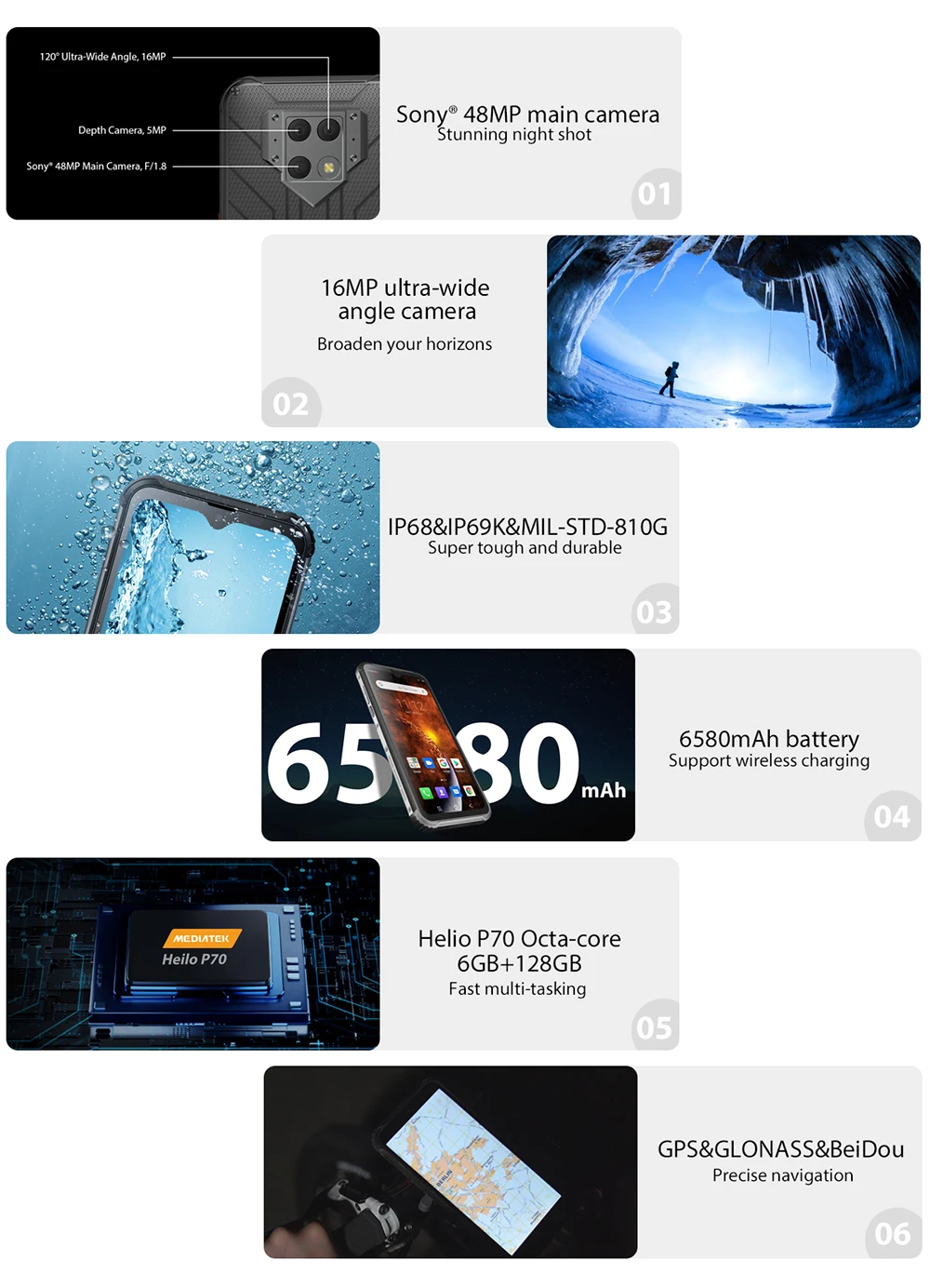 Blackview BV9800 Anroid 9 0 мобильный телефон ОЗУ 6 Гб ПЗУ 128 ГБ Восьмиядерный 3 камеры