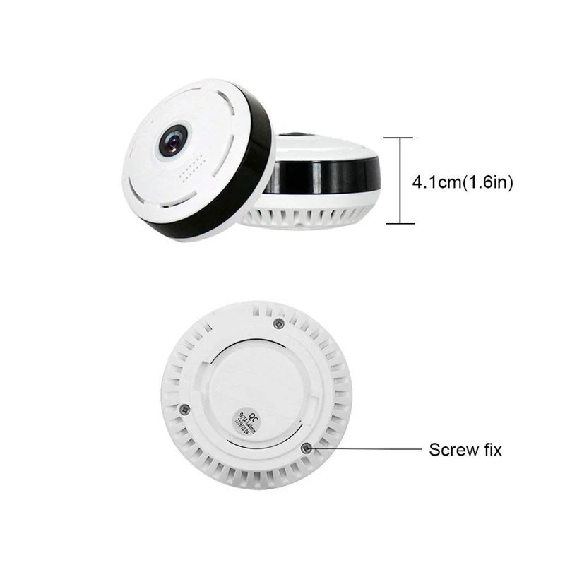 Беспроводная панорамная фотокамера с разрешением 360 градусов и функцией ночного