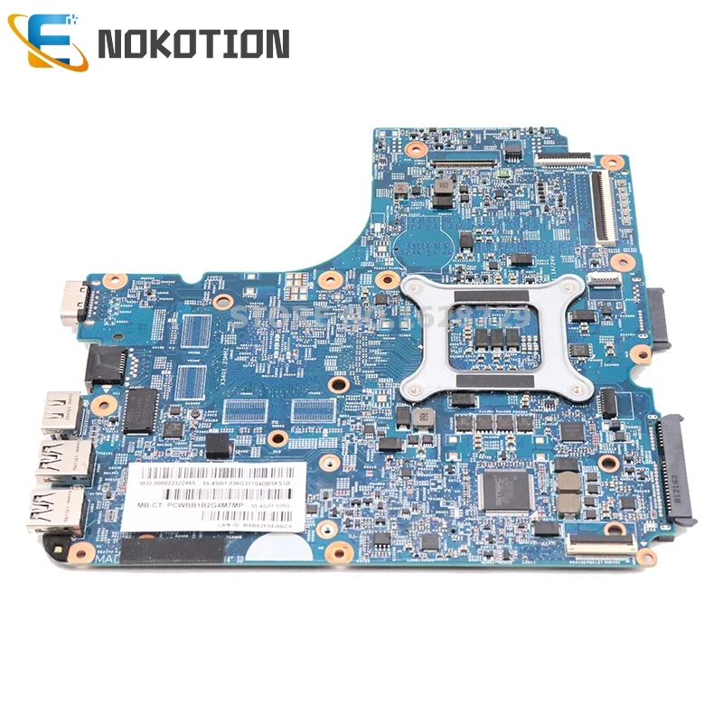Материнская плата NOKOTION для ноутбука HP Probook 4440s 4540s 683495 501 001 601 HM76 UMA HD DDR3 полный