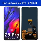 ЖК-дисплей AMOLED 6,39 дюйма для Lenovo Z5 Pro, сменный сенсорный экран с дигитайзером, панель для Lenovo L78031 Z5 Pro, ЖК-дисплей с рамкой