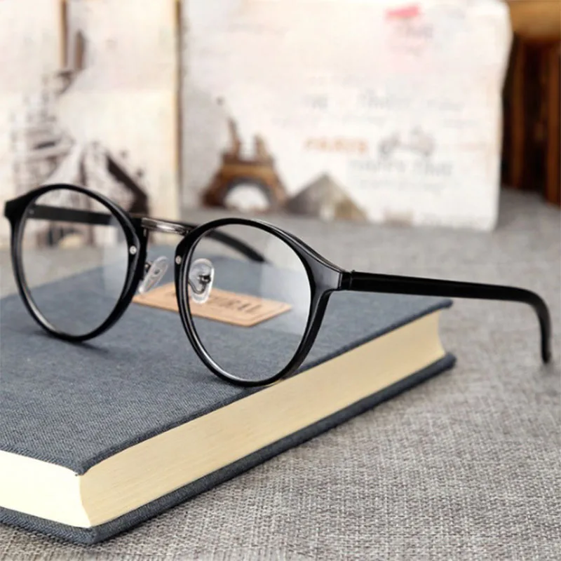 Очки для чтения в пластиковой оправе мужчин и женщин аксессуар стиле ретро с
