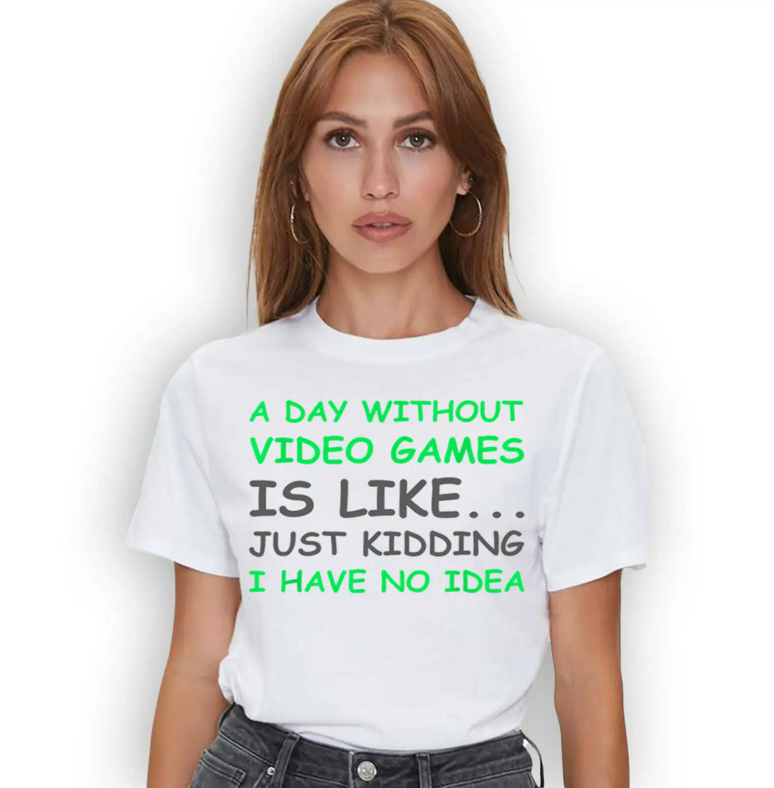 

Funny Gamer T-shirt Gift, A Day Without Video Games Funny Video T-Shirt