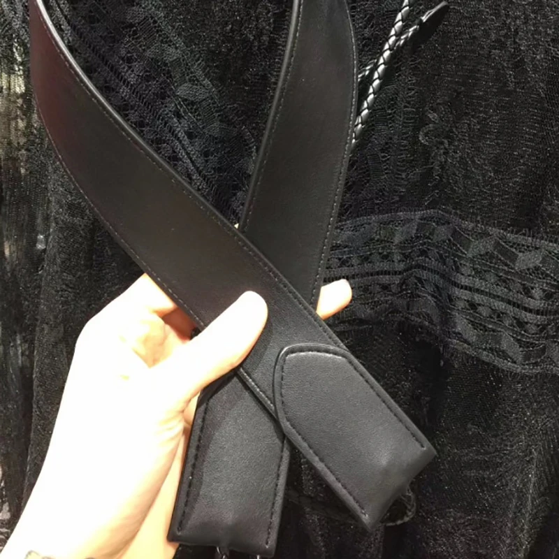 TWOTWINSTYLE летнее кружевное платье для женщин с О-образным вырезом, без рукавов, с поясом, высокая талия, сзади, на шнуровке, платья для женщин, мода, новинка