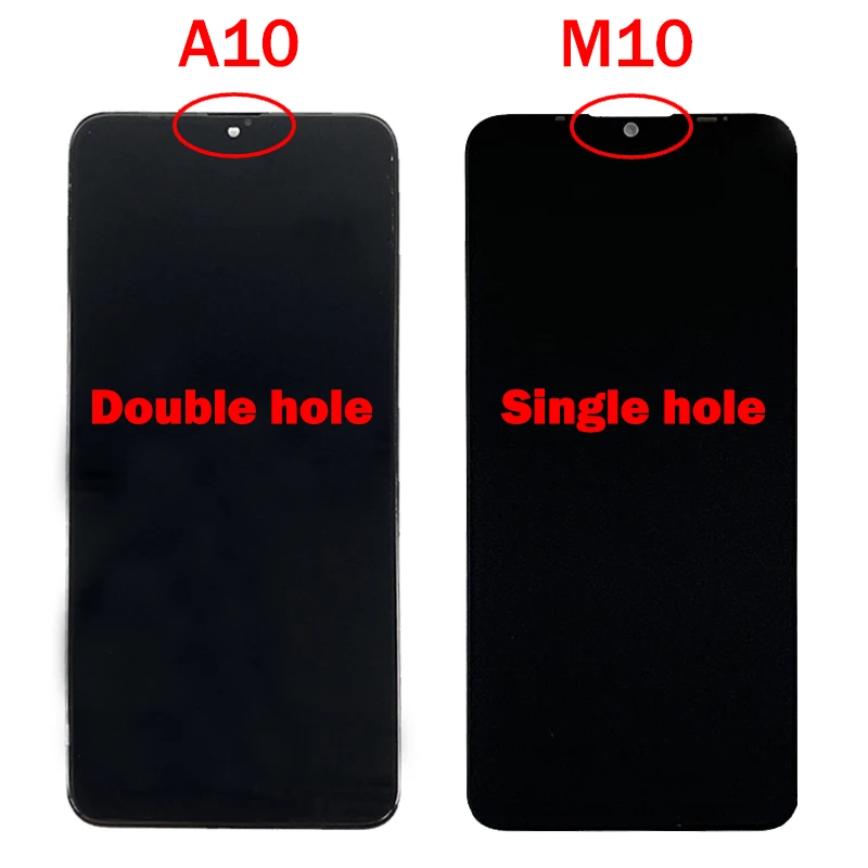 10 шт. AMOLED дисплей для Samsung A10 A105/DS A105F M10 M105F ЖК-дисплей сенсорный экран дигитайзер