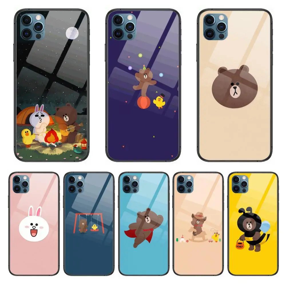 Милый мультяшный кролик и коричневый медведь Модный чехол для телефона OPPO A91 9 83 79