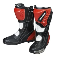 motorcycle racing boots moto cycling road mens shoes track rider off road boots safety protection waterproof shoes