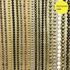 Полоски для ногтей для декоративной обивки, 5 метровЛот, ленты для бронза, никель ногтей, 11 мм, лента для самостоятельной сборки мебели для дома, дивана, прикроватного столика