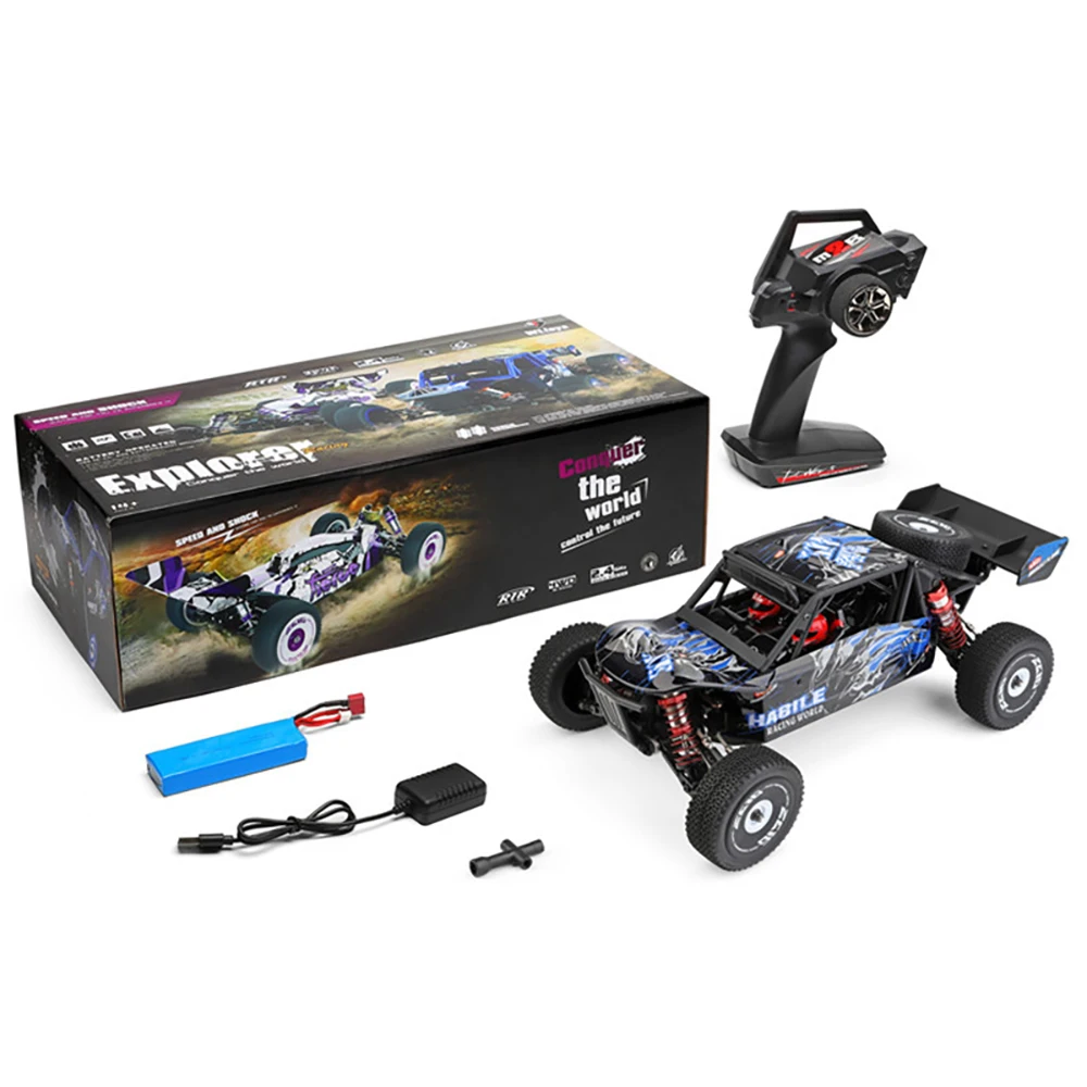 WLtoys 124018 1:12 Радиоуправляемый автомобиль высокоскоростной гоночный монстр-Трак 55