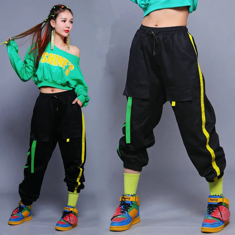 

Hip Hop Dance Costume Women Street Dancing Clothes Nightclub Singer Ds Dancer Rave Outfit Adults Jazz Stage Dancewear in stock