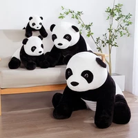 405070cm cute big giant panda bear shape plush stuffed kawaii dolls animal toy pillow cushion new year gifts for girls kids