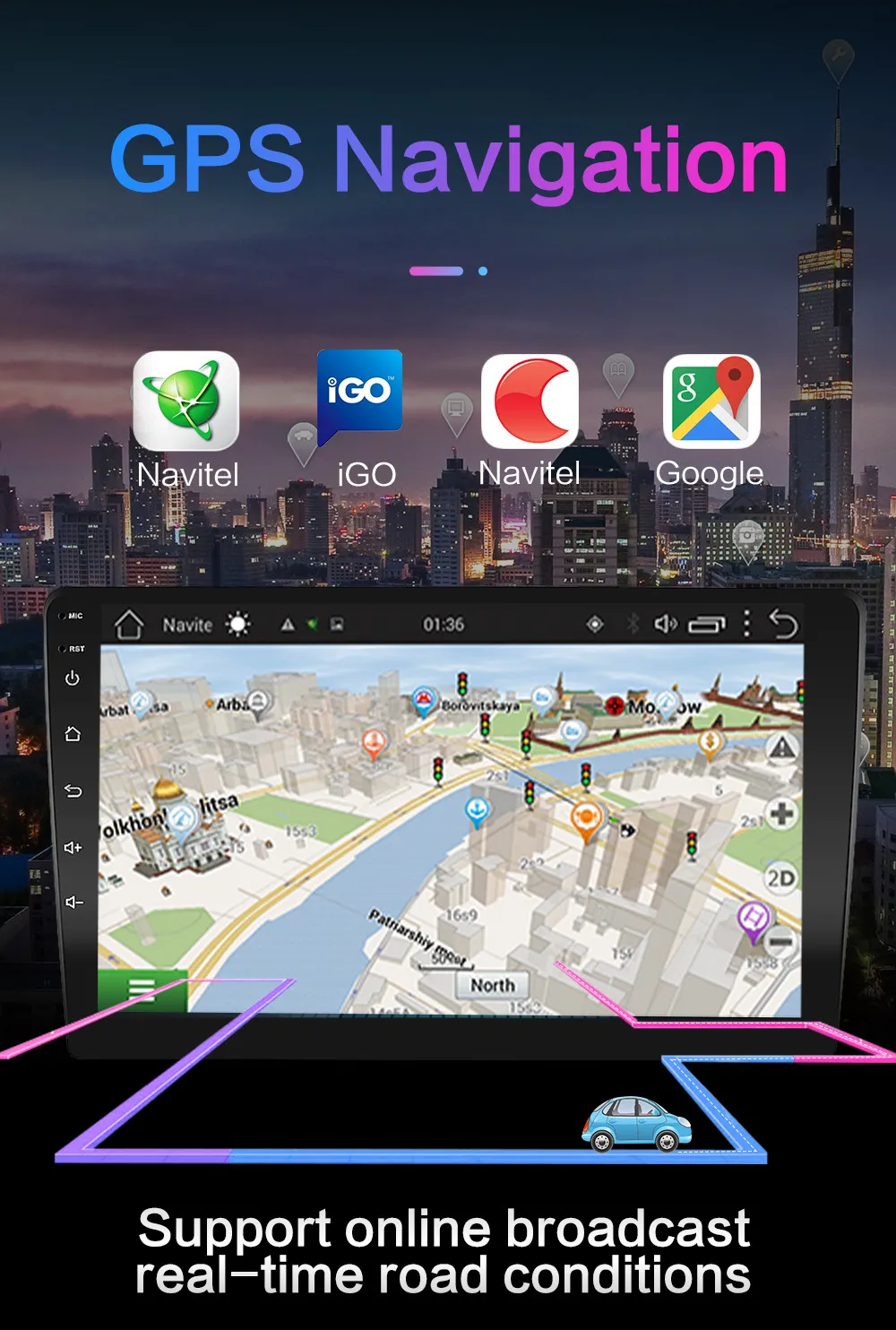 Android 9,0 автомобильный gps-навигатор для Mazda 2 Jinxiang DE Third generatio 2007 2008 2009 2010 2011- Автомобильный Радио мультимедийный плеер