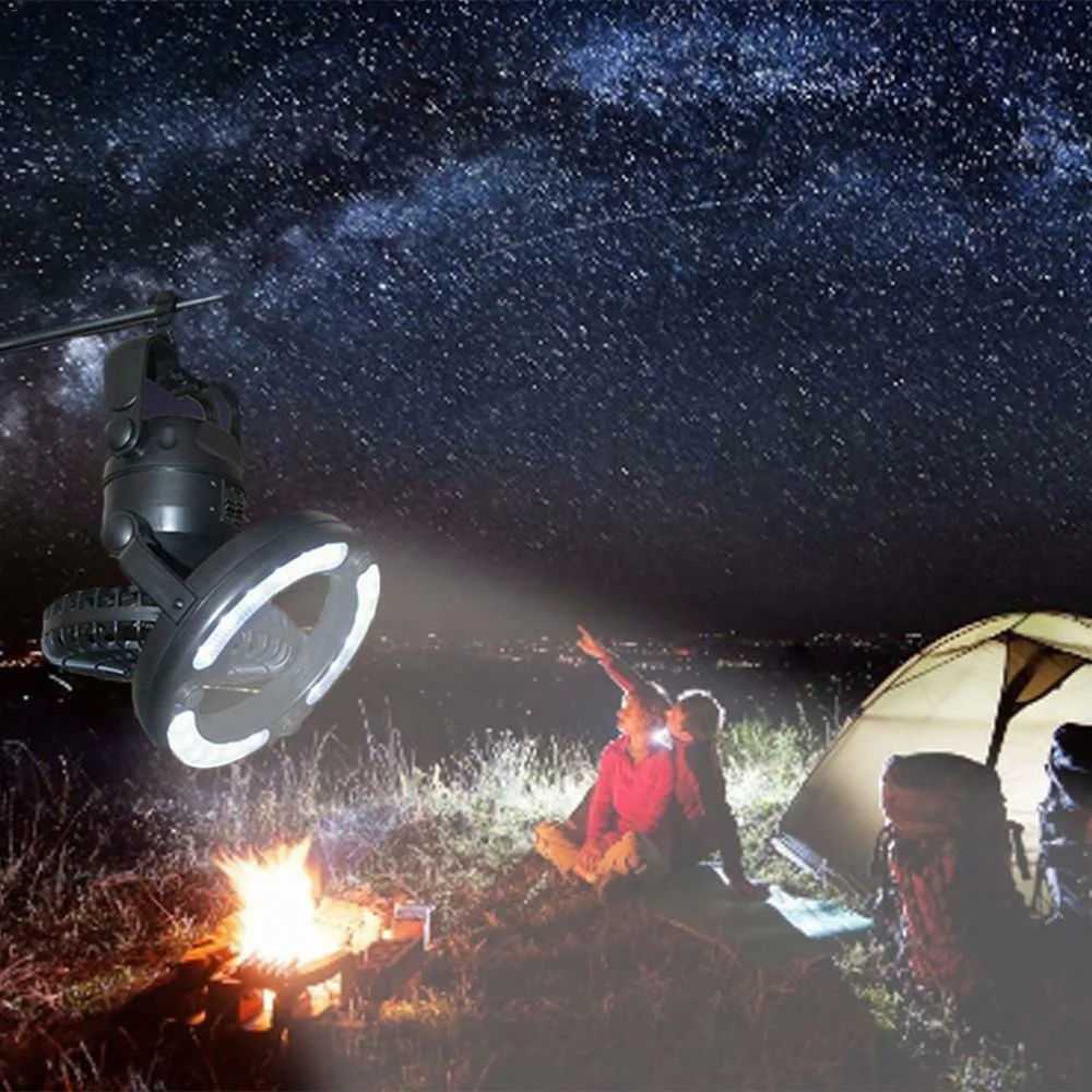 

Portable Camping Tent Light 2 Modes Hook Hanging Lantern Fan Outdoor Hiking Camping Lamp camping equipment survival tool