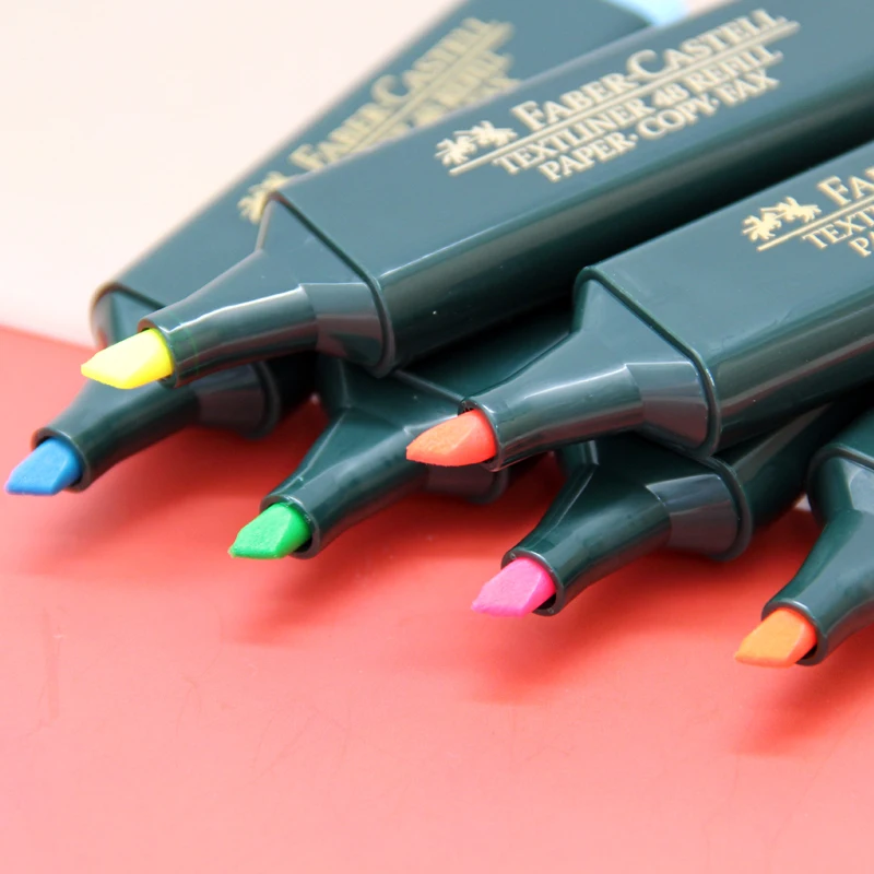 6 шт Faber Castell текстлайнер маркеры фломастер ручка 1548