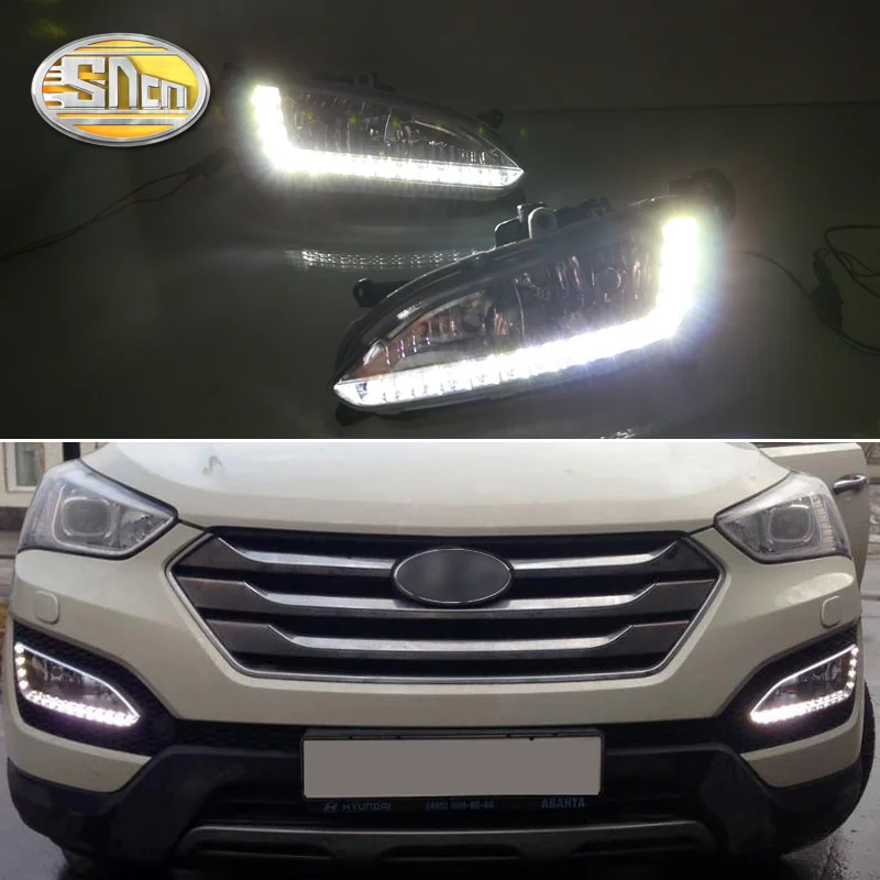 Для Hyundai Santa Fe IX45 2013 2014 2015 ABS Водонепроницаемый супер Яркость 30W 12V автомобильные | Фара для авто в сборе -2046697972