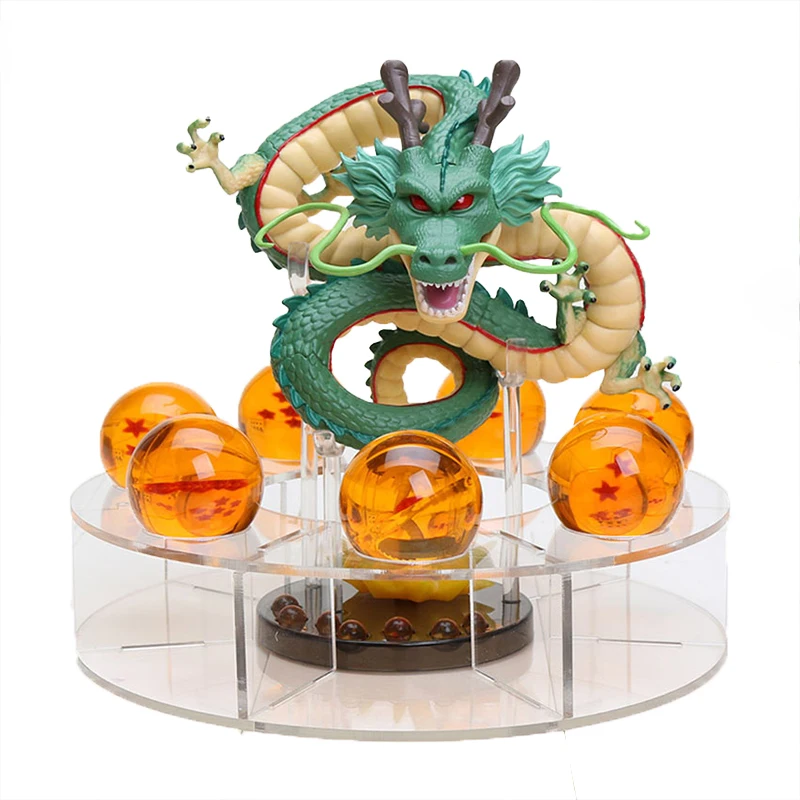 not lamp shenron2 15 см Dragon Ball Shenron figulas прикроватная лампа Dragon Ball Z рисунок ночной Светильник Shenlong+ 7 шт 3,5 см шарики+ акриловая полка DBZ - Цвет: not lamp shenron2