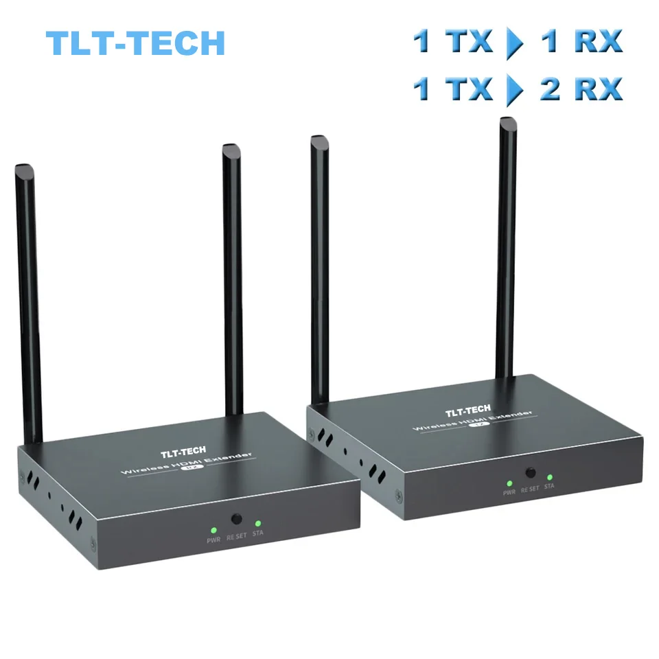 660ft Wireless HDMI Video Transmission Wireless TV HDMI Transmitter Receiver ( TX + RX ) With IR WIFI Antenna Extender Kit 200m