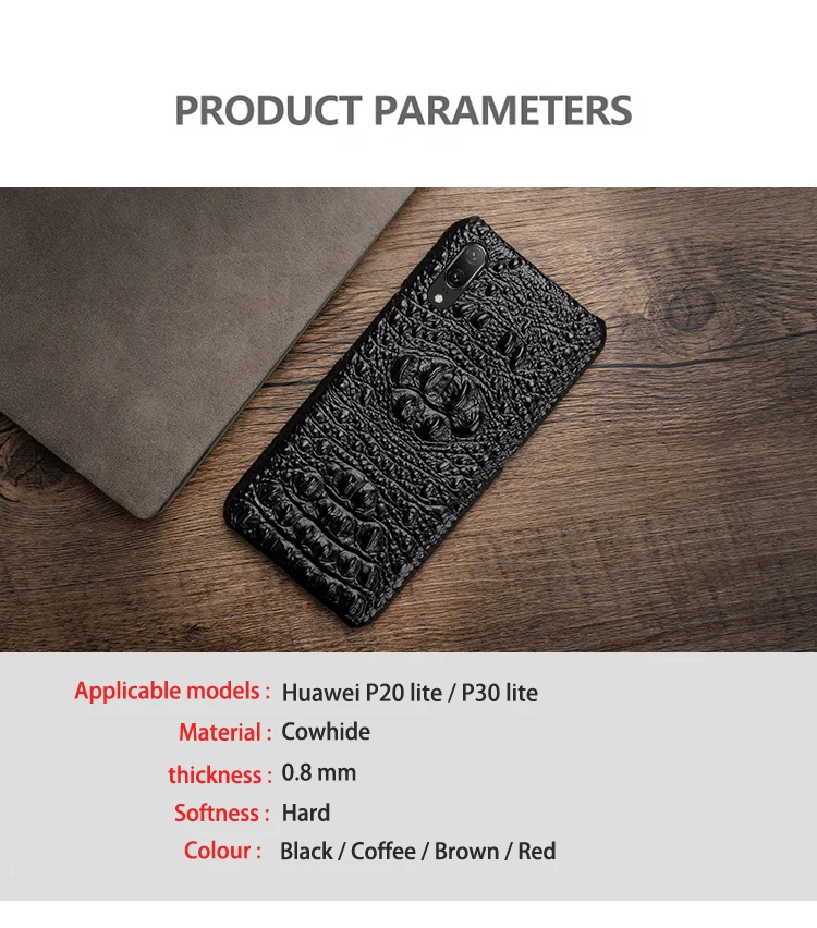 Чехол для телефона для huawei P20 P30 lite Y9 Y6 P Smart Коврики 10 20 Pro головы крокодила текстура чехол для Honor 8X8 9 10 Lite