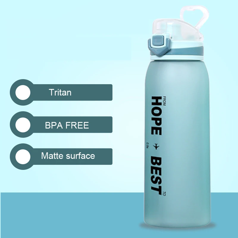 ZOOOBE 900ML TRITAN Plastic Sport Water Bottle Fitness School Yoga Travel For Bottles BPA Free Drinkware | Дом и сад