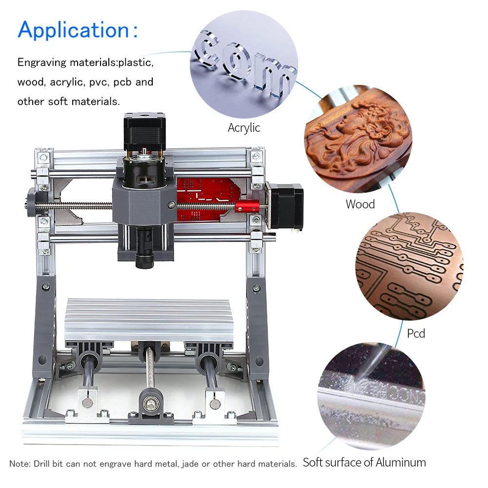 Профессиональный DIY мини лазерный гравировальный станок ЧПУ маршрутизатор с