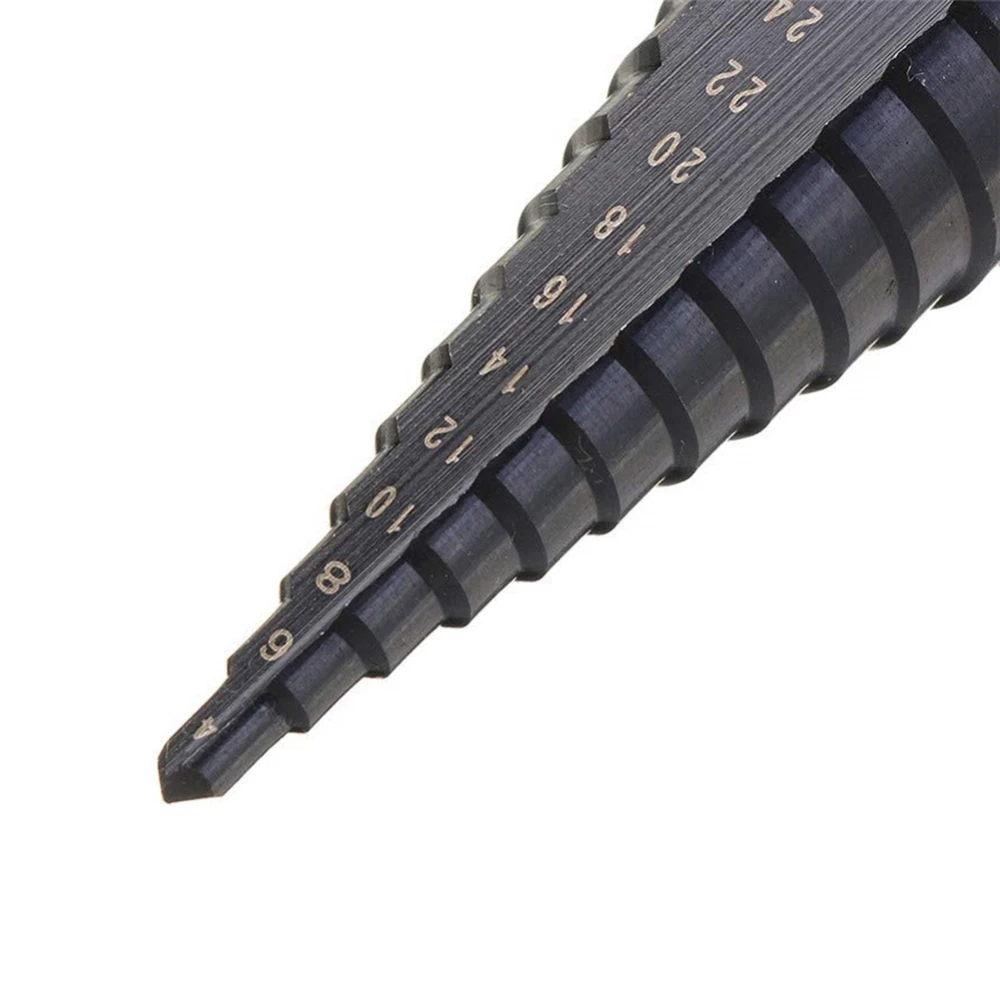 Набор ступенчатых сверл M35 из быстрорежущей стали конические 4 - 12 / 20 32 мм