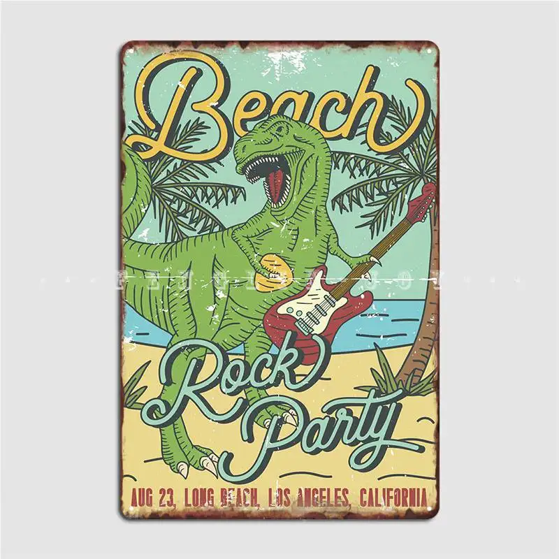 

Настенный металлический плакат с изображением пляжа, скалы Вечерние