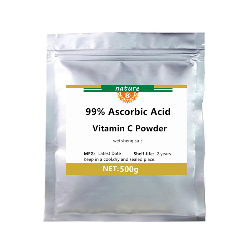 

High Quality Nutrition 99% Ascorbic Acid Vitamin C Powder, Reduce Fine Lines,Inhibition of Melanin,Improve Skin Quality