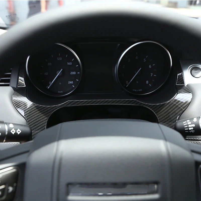 

Car-Styling Front Dashboard Edge Decoration Cover Frame Trim For Land Rover Range Rover Evoque 2012-2018 Accessories For LHD
